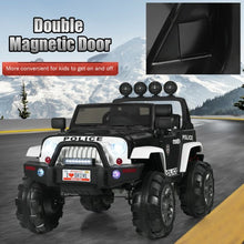 Load image into Gallery viewer, 12V Kids Spring Suspension Ride On Truck-Black & White