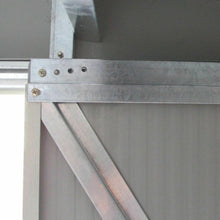 Load image into Gallery viewer, 9' x 6' Outdoor Storage Shed Tool House Sliding Door Steel-Gray