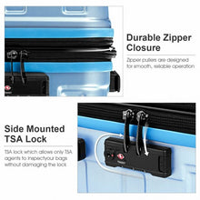 Load image into Gallery viewer, 3 pcs Spinner Expandable Suitcase With TSA Lock-Blue