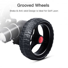 Load image into Gallery viewer, 120 W Foldable Electric Golf Push Cart with Umbrella Holder