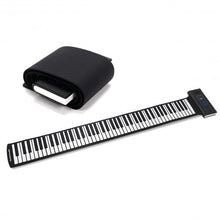Load image into Gallery viewer, Rechargeable 88 Keys Electronic Roll up Piano with Pedal