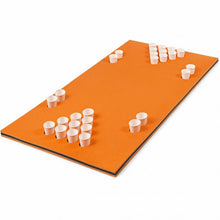 Load image into Gallery viewer, 5.5' x 35.5" 3-Layer Multi-Purpose Floating Beer Pong Table-Orange