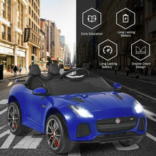 Load image into Gallery viewer, 12V Jaguar F-Type SVR Licensed Kids Ride On Car-Navy