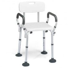 Load image into Gallery viewer, Shower Chair Spa Bathtub with Removable Armrests & Back