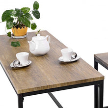 Load image into Gallery viewer, 3 Pieces Wood Coffee End Table Set