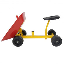 Load image into Gallery viewer, 8" Heavy Duty Kids Ride-on Sand Dumper w/ 4 Wheels-Red