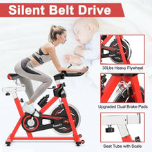 Load image into Gallery viewer, Exercise Cycling Bike with Stationary Belt Drive Indoor for Gym Home
