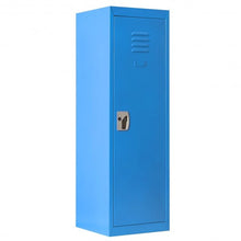 Load image into Gallery viewer, 48" Kid Safe Storage Children Single Tier Metal Locker-Blue