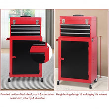 Load image into Gallery viewer, 2 PC Mini Tool Chest Cabinet Storage Toolbox