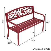 Load image into Gallery viewer, Patio Garden Bench Park Yard Outdoor Furniture