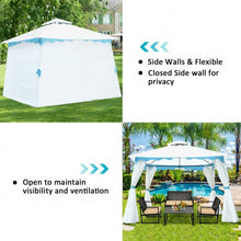 Load image into Gallery viewer, 2-Tier 10' x 10' Patio Gazebo Canopy Tent w/ Side Walls