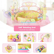 Load image into Gallery viewer, 2-in-1 Baby Jumperoo Adjustable Sit-to-stand Activity Center-Pink