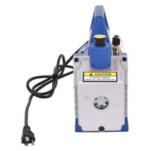 Load image into Gallery viewer, Single Stage 1/3HP 4CFM Rotary Vane Deep Vacuum Pump HVAC AC Air Tool R410a R134