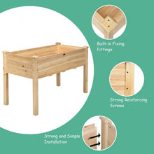 Load image into Gallery viewer, Wooden Raised Vegetable Garden Bed