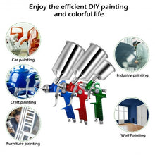 Load image into Gallery viewer, 3 HVLP Auto Paint Car Primer Air Spray Gun Kit