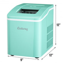 Load image into Gallery viewer, Portable Countertop Ice Maker Machine with Scoop-Green