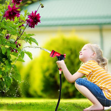 Load image into Gallery viewer, 100 ft Garden Expandable 9 Function Hose Pipe Spray Gun