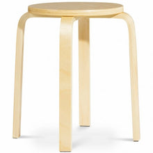 Load image into Gallery viewer, Set of 4 18" Wood Home Backless Dining Chairs