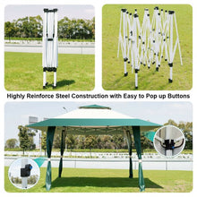 Load image into Gallery viewer, Outdoor Folding Gazebo Canopy Shelter Awning Tent Patio -Green