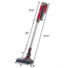 Load image into Gallery viewer, Handheld Stick Vacuum Cleaner w/Detachable Battery & Filtration-Red