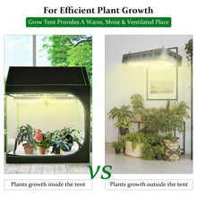 Load image into Gallery viewer, Mylar Hydroponic Grow Tent Roof Cube with Zipped Doors Observation Windows and Vents -60 x 60 x 72 inch