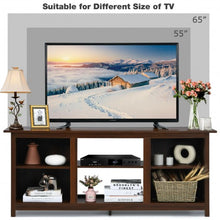 Load image into Gallery viewer, 2-Tier Entertainment Media Console Center-Coffee