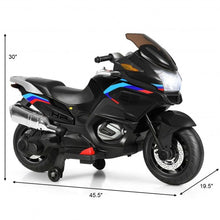 Load image into Gallery viewer, 12V Kids Ride On Motorcycle Electric Motor Bike-Black
