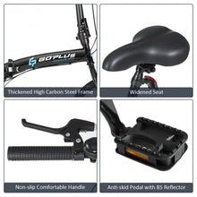 Load image into Gallery viewer, 20" 7-Speed Lightweight Iron V-Brakes Folding Bike