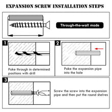 Load image into Gallery viewer, Hanging Storage Shelf Circular Wall-Mounted 4-Tier Rack