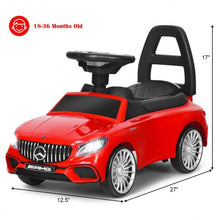 Load image into Gallery viewer, Licensed Mercedes Benz Kids Ride On Push Car-Red