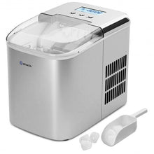 Load image into Gallery viewer, 26 lbs Countertop LCD Display Ice Maker with Ice Scoop