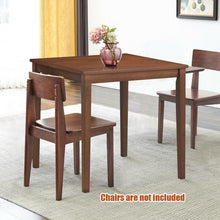 Load image into Gallery viewer, Dining Table Mid Century Square with Solid Wooden Legs