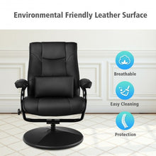Load image into Gallery viewer, Recliner Chair Swivel Armchair Lounge-Black
