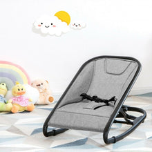 Load image into Gallery viewer, 2-in-1 Adjustable Baby Bouncer and Rocker-Gray