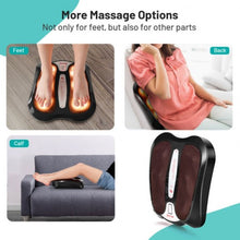 Load image into Gallery viewer, Shiatsu Heated Electric Kneading Foot and Back Massager-Black