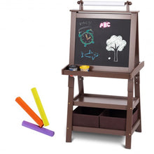 Load image into Gallery viewer, Kids Standing Art Easel with 2 Storage Boxes