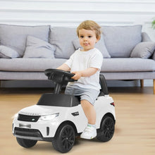 Load image into Gallery viewer, 2-in-1 6V Land Rover Licensed Kids Ride On Car-White