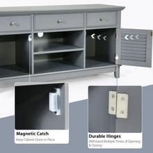 Load image into Gallery viewer, TV Stand Media Console with Drawers Cabinets-Gray