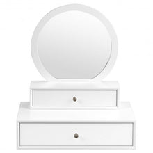 Load image into Gallery viewer, Makeup Dressing Wall Mounted Vanity Mirror with 2 Drawer