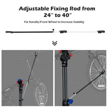 Load image into Gallery viewer, Pro Bike Adjustable 41" To 75'' Cycle Bicycle Rack Repair Stand w/ Tool Tray Red