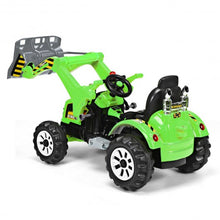 Load image into Gallery viewer, 12 V Battery Powered Kids Ride on Dumper Truck-Green