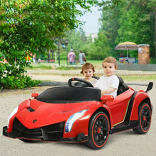 Load image into Gallery viewer, 12V 2-Seater Licensed Lamborghini Kids Ride On Car with RC and Swing Function