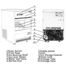 Load image into Gallery viewer, Automatic Ice Maker Machine w/ 70lbs/24h Productivity