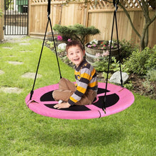 Load image into Gallery viewer, 40" Flying Saucer Tree Swing Indoor Outdoor Play Set-Pink
