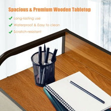 Load image into Gallery viewer, 4-Drawer Tower Steel Frame Wooden Top Dresser Storage with 3-Tier Organizer