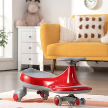 Load image into Gallery viewer, Wiggle Car Ride-on Toy with Flashing Wheels-Red