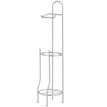Load image into Gallery viewer, Free Standing Toilet Paper Roll Holder for Bathroom Storage