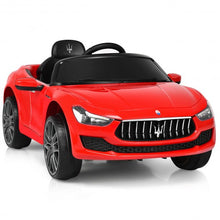 Load image into Gallery viewer, 12V Remote Control Maserati Licensed Kids Ride on Car-Red