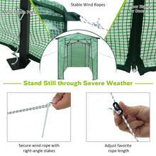 Load image into Gallery viewer, 6'x 8' Portable Walk-in Greenhouse W/Window-Green