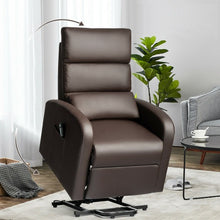 Load image into Gallery viewer, Electric Power Lift Leather Recliner Chair-Coffee